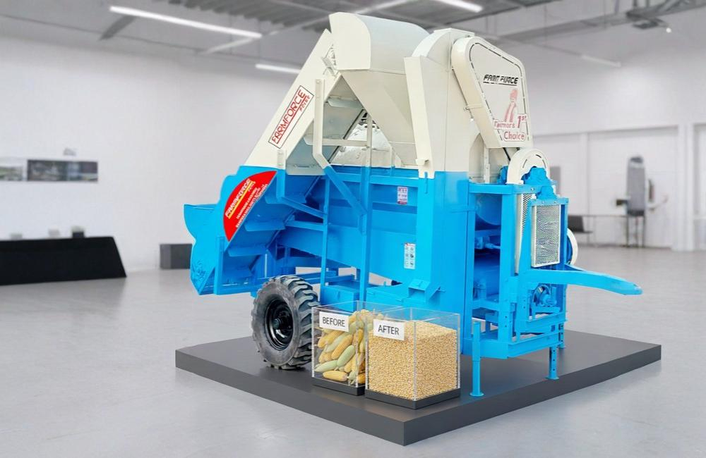 Maize Thresher Side View